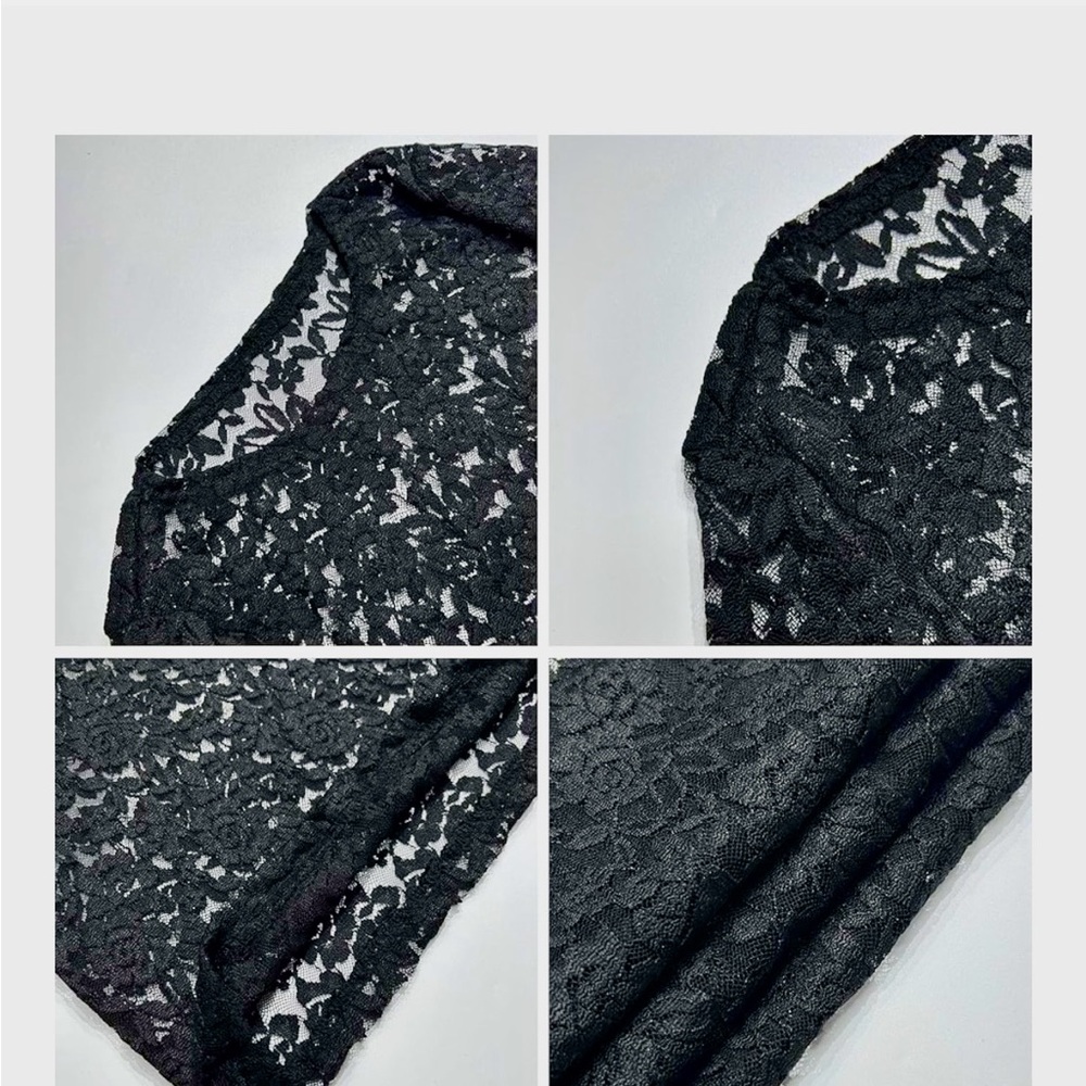 🌺🌺Elegant Black Lace Dress it is said XL but will be good for small - Picture 4 of 5
